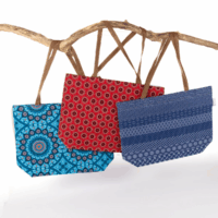 Shwe Square Tote Bag (with zip)